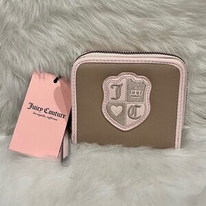 Juicy Couture Queen of Everything Zip Around Cafe Wallet